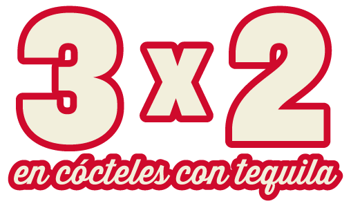 3x2 en cócteles con tequila